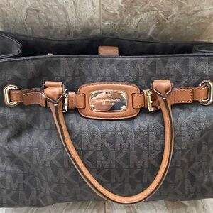Michael Kors Black and Brown Ladies Bag